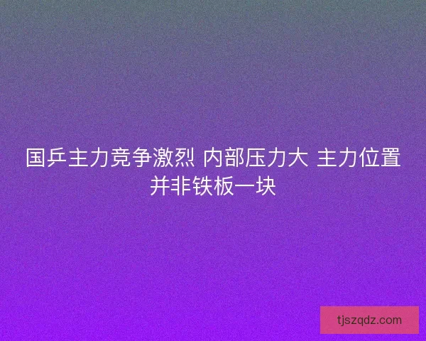 国乒主力竞争激烈 内部压力大 主力位置并非铁板一块